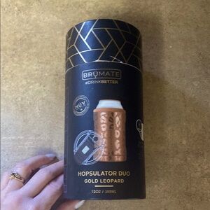 BrüMate Gold Leopard Hopsulator Duo